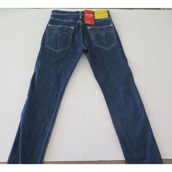 Levi's 502 Red Collection Positively Superior Men's Sz 28x32 Tapered Jeans - Picture 6 of 10